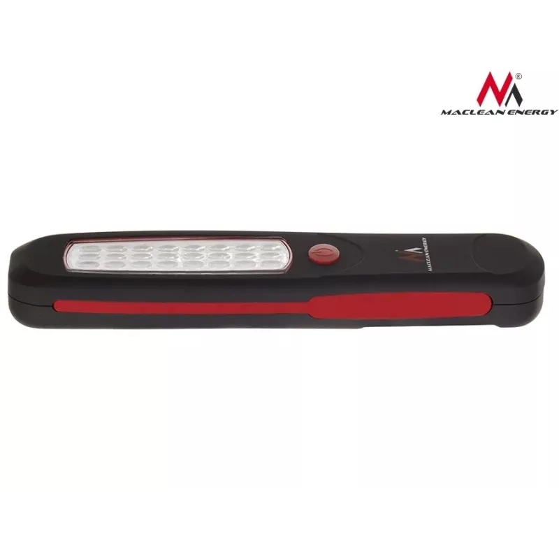 Workshop lamp MACLEAN MCE03 — 24 LED, magnetic base and hook, battery-powered (3×AAA)