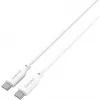 4smarts USB-C / USB-C Silicone-Cable High Flex 60W 1,5m White