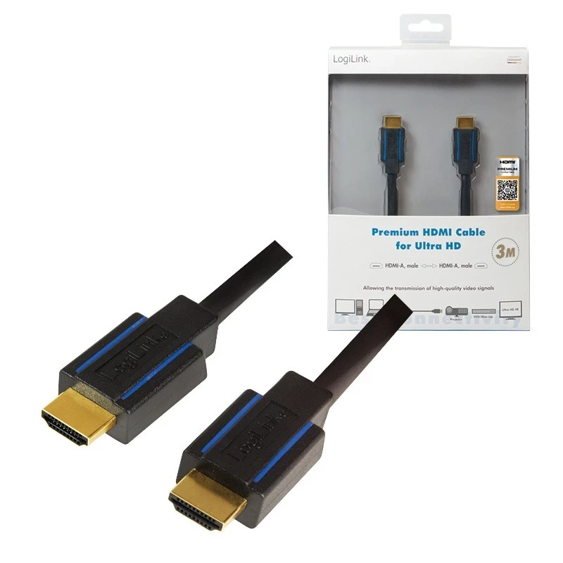 HDMI cable LogiLink CHB005 3 m