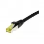 Patch Cable RJ45, CAT6A 500Mhz, 7,5m, black, S-STP(S/FTP), TPE/LSZH(Ultraflex), AWG26, with Cat.7 Raw Cable, Synergy 21 (S217622)