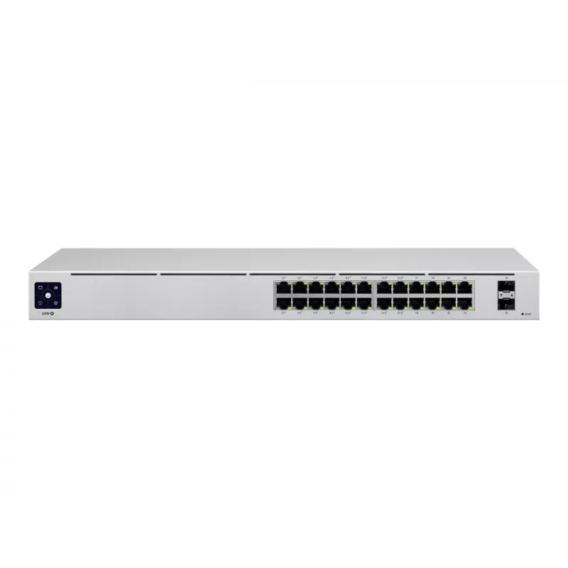 Ubiquiti UniFi 24-Port PoE Managed L2/L3 Gigabit Ethernet (10/100/1000) Power over Ethernet (PoE) 1U Silver