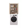Bathroom wall cabinet top e shop POLA DD SONOMA, oak frame, wall-mounted, 4 shelves