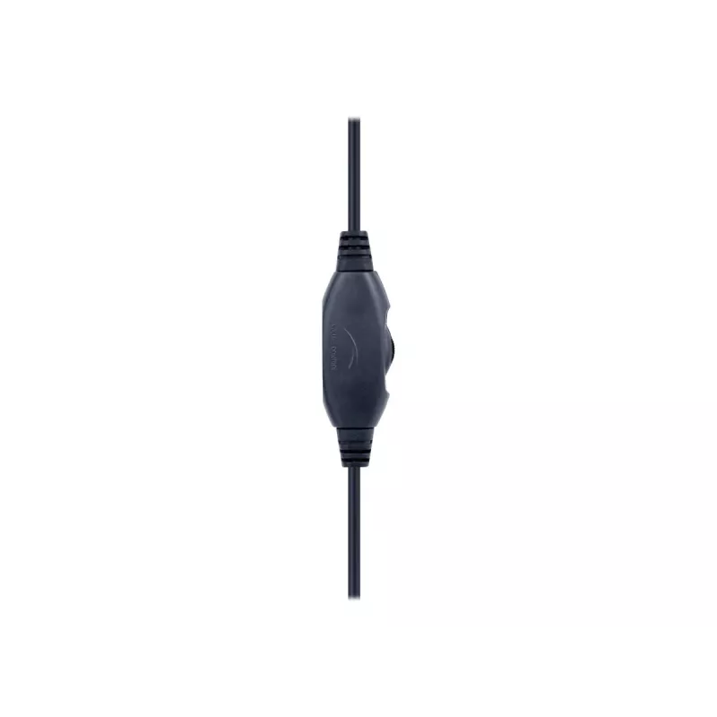 Wired gaming headset GEMBIRD GHS-05-B, circumaural, 20–20000 Hz, 2 m cable, 250 g, black/blue