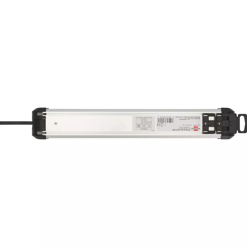 Power extension Brennenstuhl 1391030611 3 m 6 AC outlets Indoor Black Silver