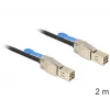 DeLOCK 83395 Serial Attached SCSI (SAS) cable 2 m Black