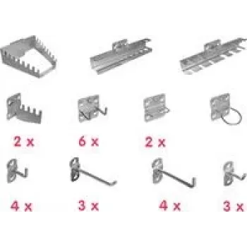 Tool holder set Aerotec 20142038, dimensions L×B×H 190×200×75 mm