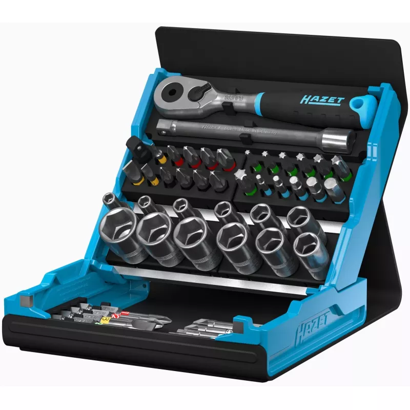 Bit set Hazet 2200SC-2, 1/4 inch drive, 32 pieces