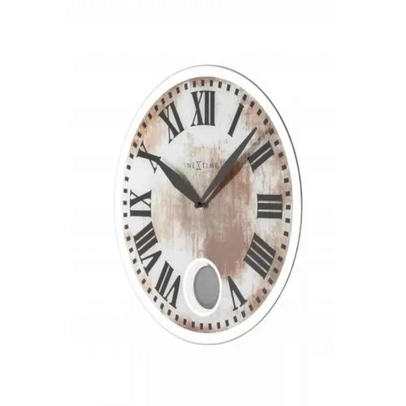 NeXtime klok 8162 Romana, Ø43 cm, Wall, White