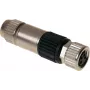 Harting 21 02 151 2405 Wire Connector M8-S Black - Nickel (21 02 151 2405)