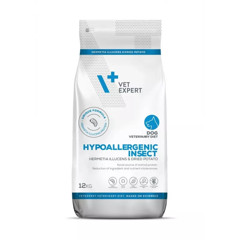 VET EXPERT Veterinary Diet Hypoallergenic Insect Dog - dry dog food - 12 kg