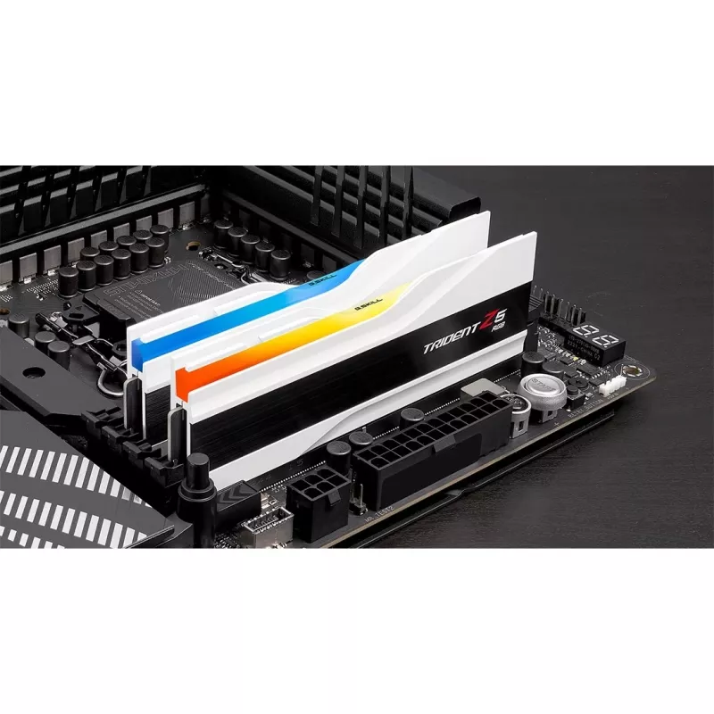 DIMM 32 GB DDR5-6000 (2x 16 GB) Dual-Kit, Arbeitsspeicher weiß, F5-6000J3238F16GX2-TZ5RW, Trident Z5 RGB, INTEL XMP