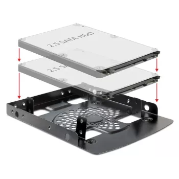 Mounting Kit DeLOCK 18198 Black