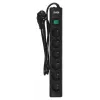 Ever OPTIMA surge protector 1.5 m (6 x UTE; 10 A; black) (T/LZ08-OPT015/0000)