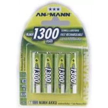 ANSMANN - Battery AA-Type NiMH (rechargeable) 1300 mAh