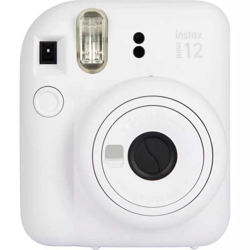 Instant camera Fujifilm Instax Mini 12 White — 86×54 mm prints, 60 mm focal length, AA battery