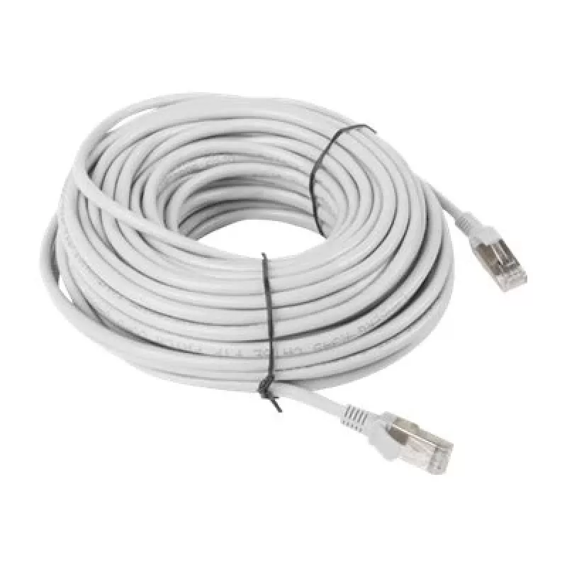 LANBERG network cable Cat5e U/UTP RJ-45 to RJ-45 20 m Grey, 26 AWG, CCA conductor