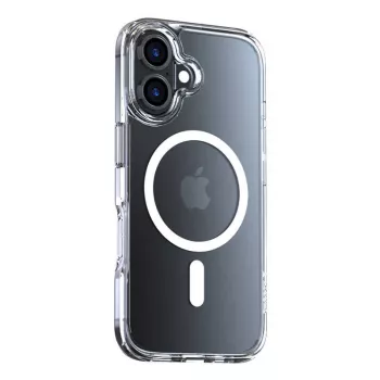 Clear case Torras DIAMOND-MAG SERIES for iPhone 16 MagSafe compatible, transparent protective cover
