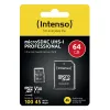 Memory Card Intenso 64GB MicroSDXC UHS-I Class 10 3433490