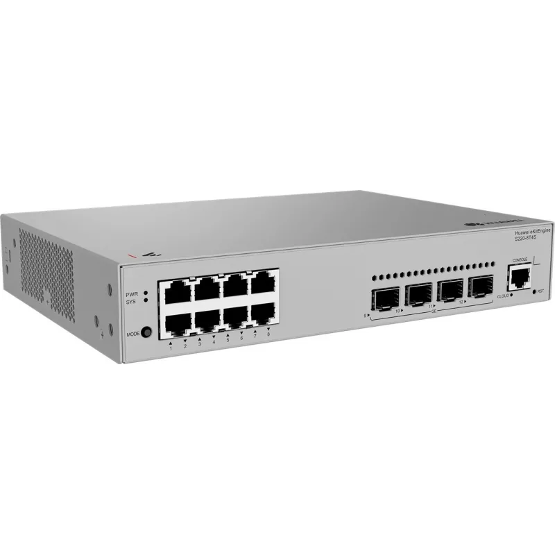 Huawei S220-8T4S Gigabit switch, 4x SFP 8x LAN, 4x SFP