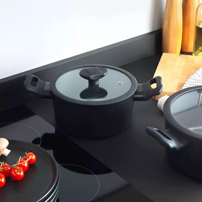 Stockpot Russell Hobbs RH01863EU7 20 cm Crystaltech cookware stainless steel glass lid