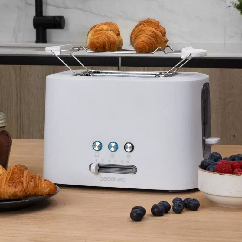 Toaster Toast&Taste 9000 Double White (White, 980 Watt, for 2 slices Toast)