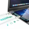 4smarts USB-C to Cable PremiumCord 60W 3er Set 0.5m+1.5m+3m White - Silver, White - 3er (540621)