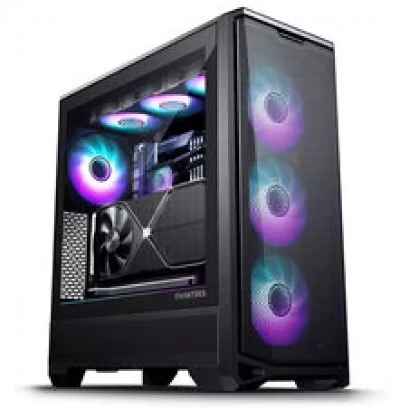 PHANTEKS Eclipse G400A PC-Enclosure + Glacier M25 Gen2 AiO-Liquid Cooling - black