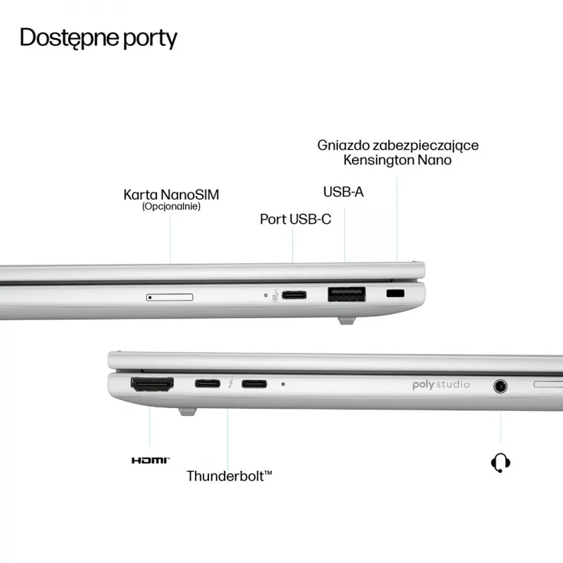 HP EliteBook 8 G1a Ryzen AI 5 Pro 340 14WUXGA IPS 400nits AG LBL 32GB DDR5 5600 SSD1TB Radeon 840M Cam IR 5 Mpx AI 62Wh W11Pro 3Y OnSite