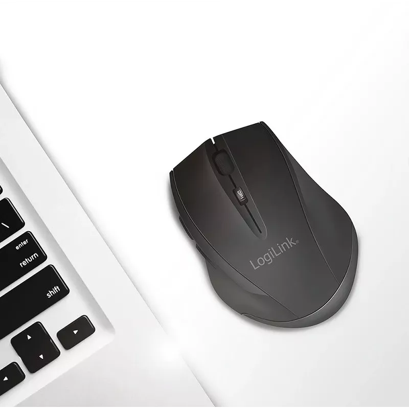Logilink Wireless mouse BT5.0, ergonomic, black