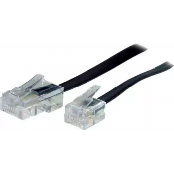 S/CONN 10m RJ11 - RJ45 Black Transparent Cable TC 70260