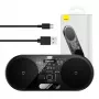 Baseus 2In1 20W Digital Led Display Headphones Black Wireless Charging