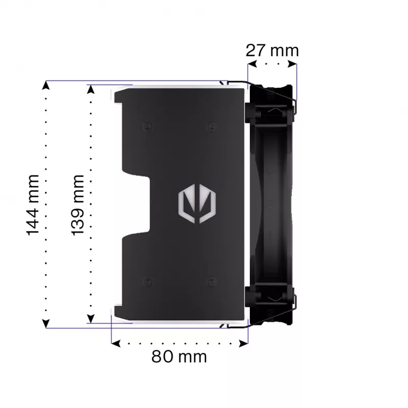 Endorfa Fortis 5 ARGB Black CPU cooler