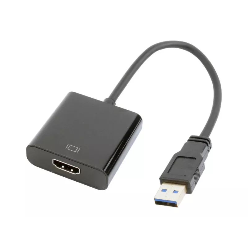 USB graphics adapter GEMBIRD A-USB3-HDMI-02, HDMI output, up to 1920x1080, black, 36 g