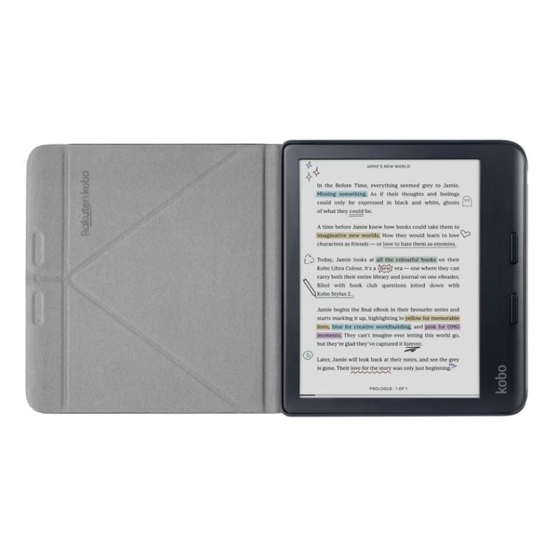 Folio Case Rakuten Kobo SleepCover 17.8 cm Black