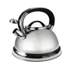 Kettle Maestro MR-1332, stainless steel, 2.8 L capacity, hinged whistle, cool-touch black handle