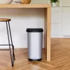 ROTHO Ribo Silver - pedal bin – 35l