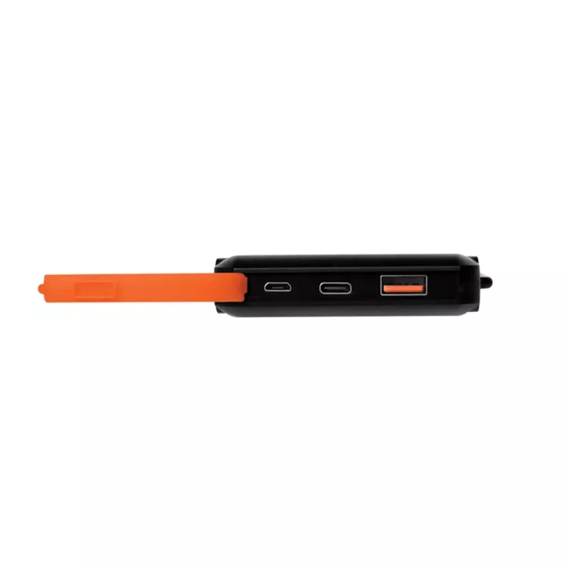 Logilink - Solar-Powerbank - flashlight - Li-Pol - 10000 mAh - 18 Watt - 3 A - PD 2.0, QC 3.0, Ultra Fast Charge - 2 Output Ports (USB Type A, 24 pin USB-C) - auf Cable: USB (PA027