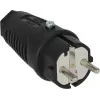 Electrical power plug Type E/F Brennenstuhl 1082040020 Black 230V 16A