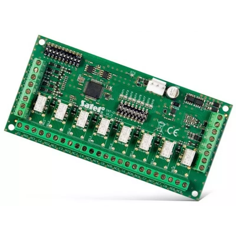 Security alarm accessory SATEL INT-O, for INTEGRA/VERSA/PERFECTA, 12 V, 160 mA, 140×68 mm
