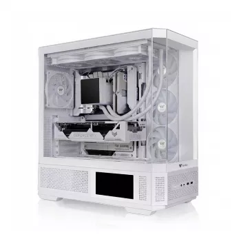 PC case THERMALTAKE Midi View 370 TG ARGB Snow/White with Tempered Glass, ARGB Lighting