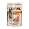 Wet cat food SHELMA multipack 4×85 g — adult complete wet food, chicken, turkey, beef, duck, grain‑free