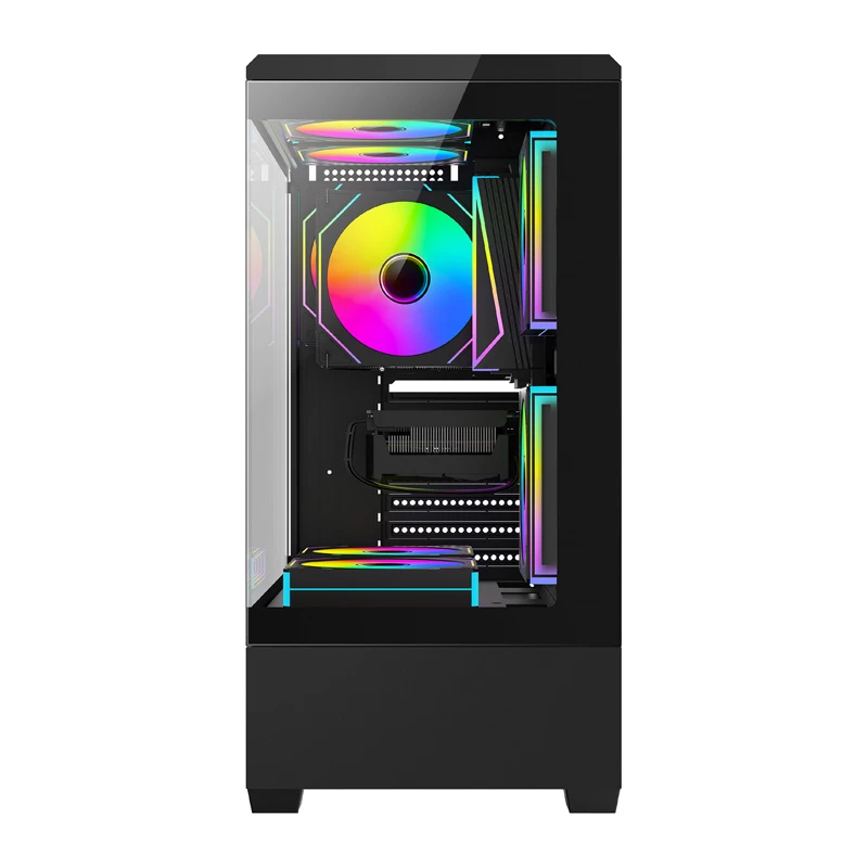 Computer case Darkflash C365 (black) with 5 included fans