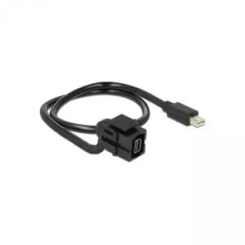 DisplayPort cable DeLOCK 86374 0.5 m Mini DisplayPort Black