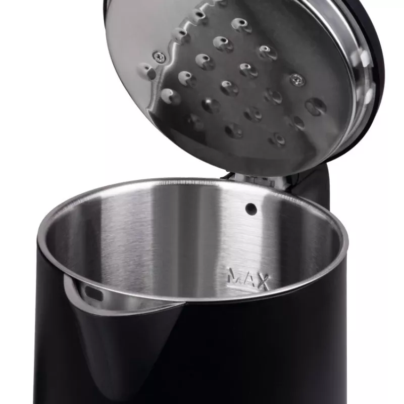 IDEAL Kettle 1.7 l, steel body, power 1500 W, black