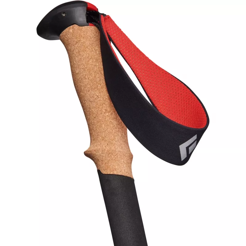 Trekking Poles Pursuit FLZ M/L, Fitness Device black/Red, 1 Pair, 125-140 cm