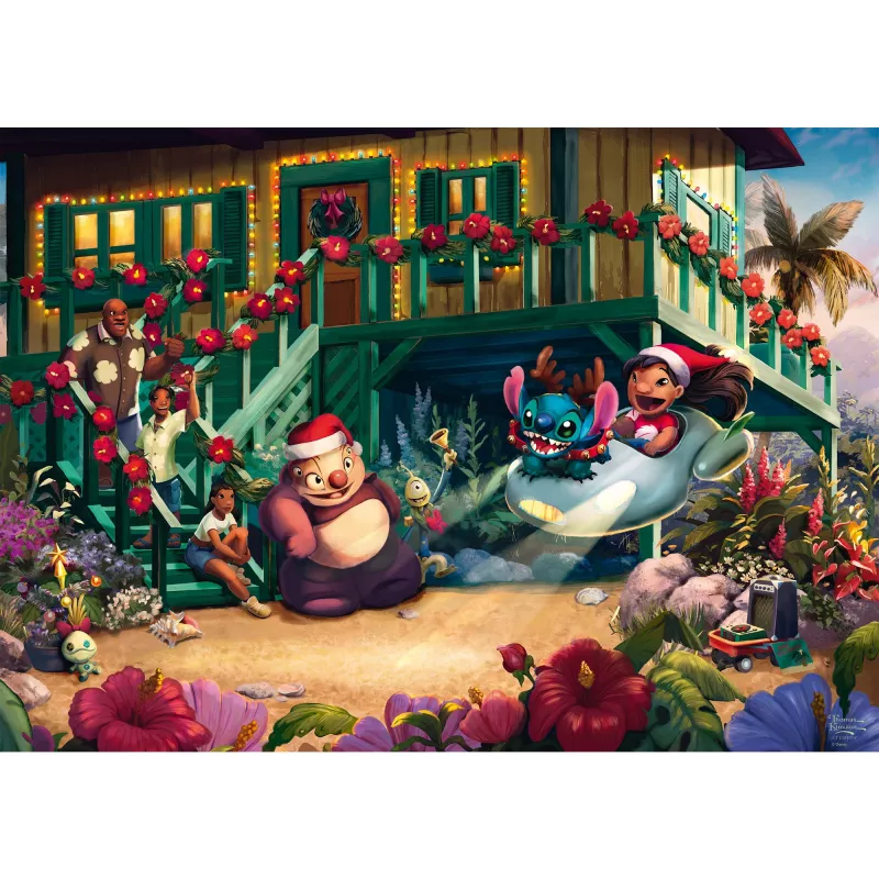 Jigsaw Puzzle Schmidt Spiele 58049 — 1000 pcs, Lilo & Stitch cartoons