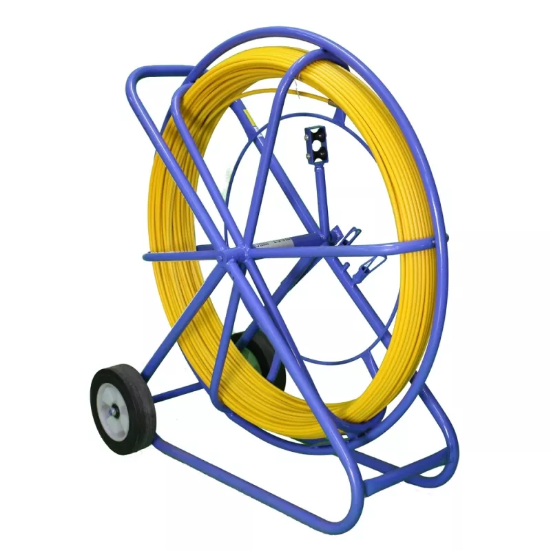 Cable pulling rod Extralink Pilot, fibreglass FRP, diameter 11 mm, length 350 m, yellow