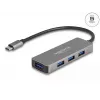 DeLOCK 63173 USB Hub Type-C 5000 Mbit/s Black