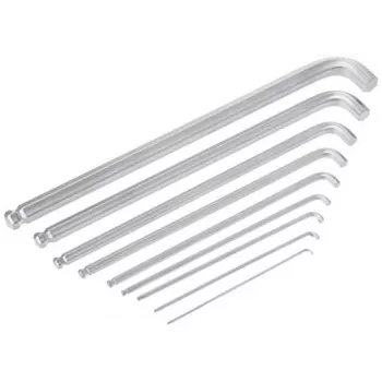 Wera 950/9 Hex-Plus 4 L-key set, metric, chrome-plated