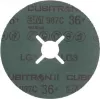 3M Cubitron II Fiber Disc 125x22 mm, grit 36+ — Pack of 25